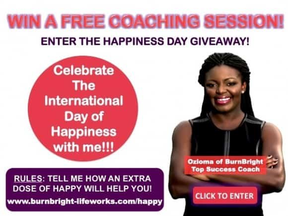 BurnBright Happiness Giveaway